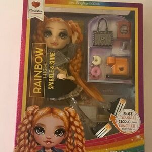 Rainbow Sparkle & Shine Doll with Orange Hair